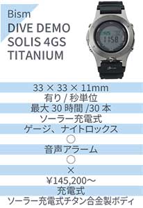 Bism DIVE DEMO SOLIS 4GS TITANIUM