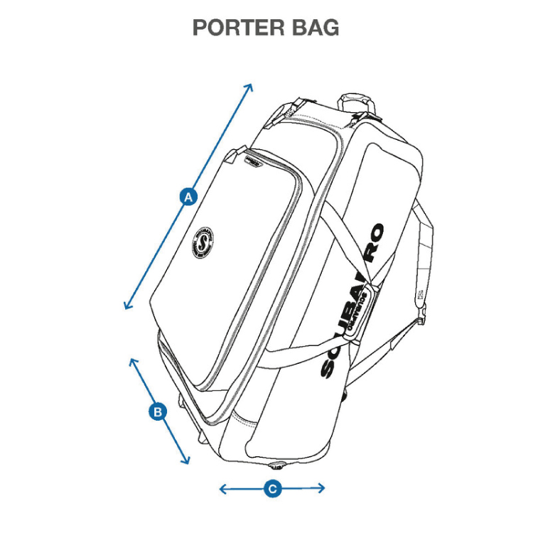 【スキューバプロ】53-310-190 PORTER BAG (ポーターバッグ)