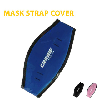 [ cressi ] NbV[ NEOPRENE STRAP FOR MASK (}XNXgbvJo[) BLUE