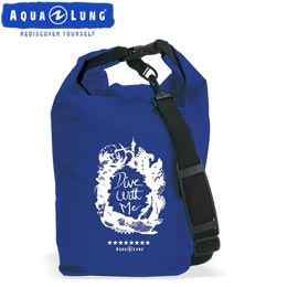 [ �A�N�A�����O ] WATERPROOF BAG with Shoulder Belt AQUALUNG �E�H�[�^�[�v���[�t�o�b�O �V�����_�[�x���g�t��[ �h���o�b�O ]