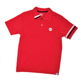 [ SAS ] gR[ | (RED) 40012 TRICOLOR POLO |Vc UVz