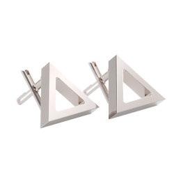 [ Baqless ] obNX Amity Triangle Silver BQL-TR-SV