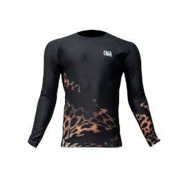 [ reversal ] o[T rvddw LEOPARD LONG RASH GUARD LEOPARD (LP) rv23aw601