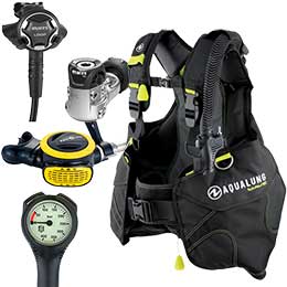 [ ANAO ] EF[u AQUALUNG WAVE BC + mares [v 15X M[^[ _CrOd4_Zbg