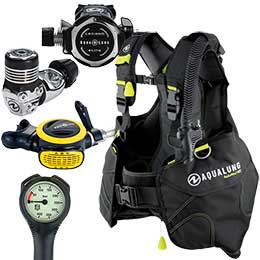 [ ANAO ] EF[u AQUALUNG WAVE BC + WFh ELITE M[^[ _CrOd4_Zbg