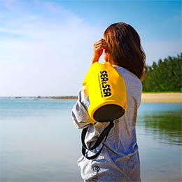 [ SEA&SEA ] EH[^[v[tobO YELLOW SUB DRY POUCH 2L 12513