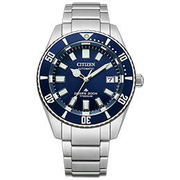 �V�`�Y�� CITIZEN PROMASTER�i�v���}�X�^�[�j MARINE�V���[�Y ���J�j�J���_�C�o�[200m ���^���o���h NB6021-68L