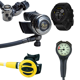 [ Bism ] RX4100DL �_�C�������h���C�N�J�[�{���R�[�e�B���O ���M�����[�^�[ + GARMIN Descent G1 Dual Power 4�_�Z�b�g