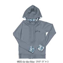 [ MAKA-HOU ] �r�[�`�p�[�J / Beach Park 31W02 4825 tie-dye blue�i �_�C�_�C�u���[ �j