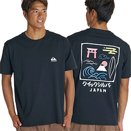 [ QuikSilver ] QS JP SCENERY ST ����T�V���c ���� UPF50+ �X�g���b�` QST262013