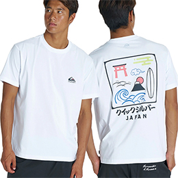 [ QuikSilver ] QS JP SCENERY ST ����T�V���c ���� UPF50+ �X�g���b�` QST262013