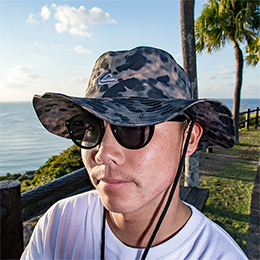 [ QuikSilver ] WR BUSHMASTER HAT �T�[�t�n�b�g �A�W���X�^�[�t�� QSA262703