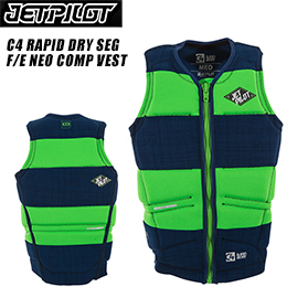 [ JETPILOT ] WFbgpCbg@JA6299C 2017Nf C4 RAPID DRY SEG F/E NEO COMP VEST [NAVY/GREEN]