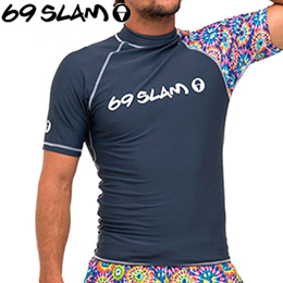 [ 69SLAM ] 69X RASH VEST SHORT SLEEVES [PEACE]