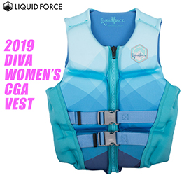 [ Liquid Force ] LbhtH[X@2019Nf DIVA CGA VEST fB[oCGAEBYxXg [ICE BLUE]