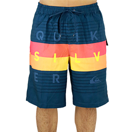[ QuikSilver ] WORD BLOCK VOLLEY 20C` {[hV[c [BSM6]