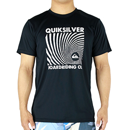 [ QuikSilver ] RADION SILENCE SS UV�J�b�g UPF50+ ���b�V���K�[�h T�V���c ���� REGULAR FIT [BLK]