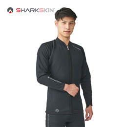 [ SHARKSKIN ] V[NXL `^jE `v[t OX[u tWbv Y TITANIUM Chillproof L/S F/Z Mens A-FIT SML