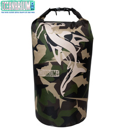 [ OCEANARIUM ] DRY BAG 15L DRB05 green camo hammerhead shark 15L