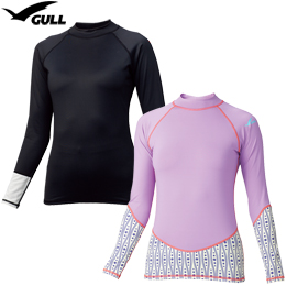 [ GULL ] bVK[hO3 EBY GW-6654 WOMEN'S RASH GUARD GW6654